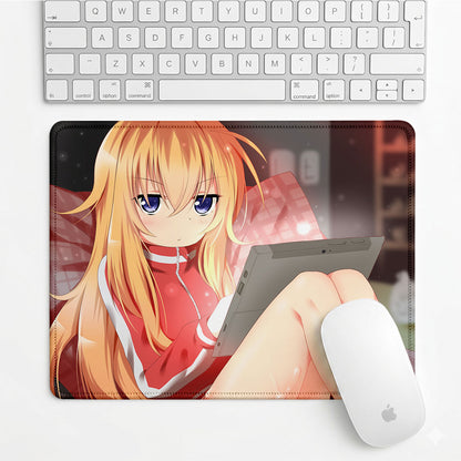 Anime Girl Aesthetic Mouse Pad – 7×9 Inch Compact Gaming Mouse Pad | Smooth Surface | Anti-Slip Base