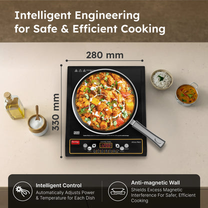 Prestige Atlas Neo Induction Cooktop with High Voltage Surge Protection (Up to 4kV)