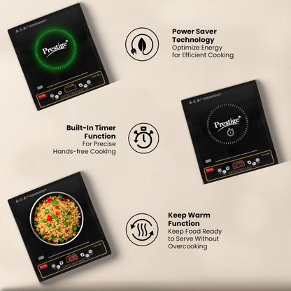 Prestige Atlas Neo Induction Cooktop with High Voltage Surge Protection (Up to 4kV)